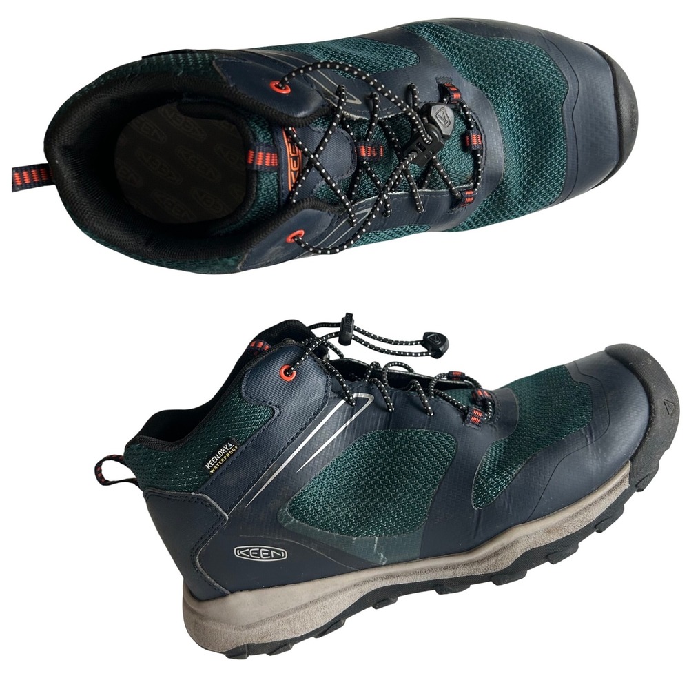 KEEN Wanduro Hiking Boots Youth 6 Women's 8 Green Waterproof Bungee‎ Gorpcore